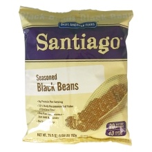 slide 1 of 1, Santiago Dehydrated Seasoned Black Beans, 26.9 oz