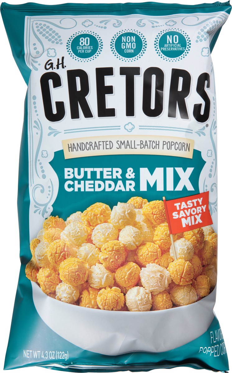 slide 7 of 9, Cretors Butter & Cheddar Mix Popcorn 4.3 oz, 4.3 oz