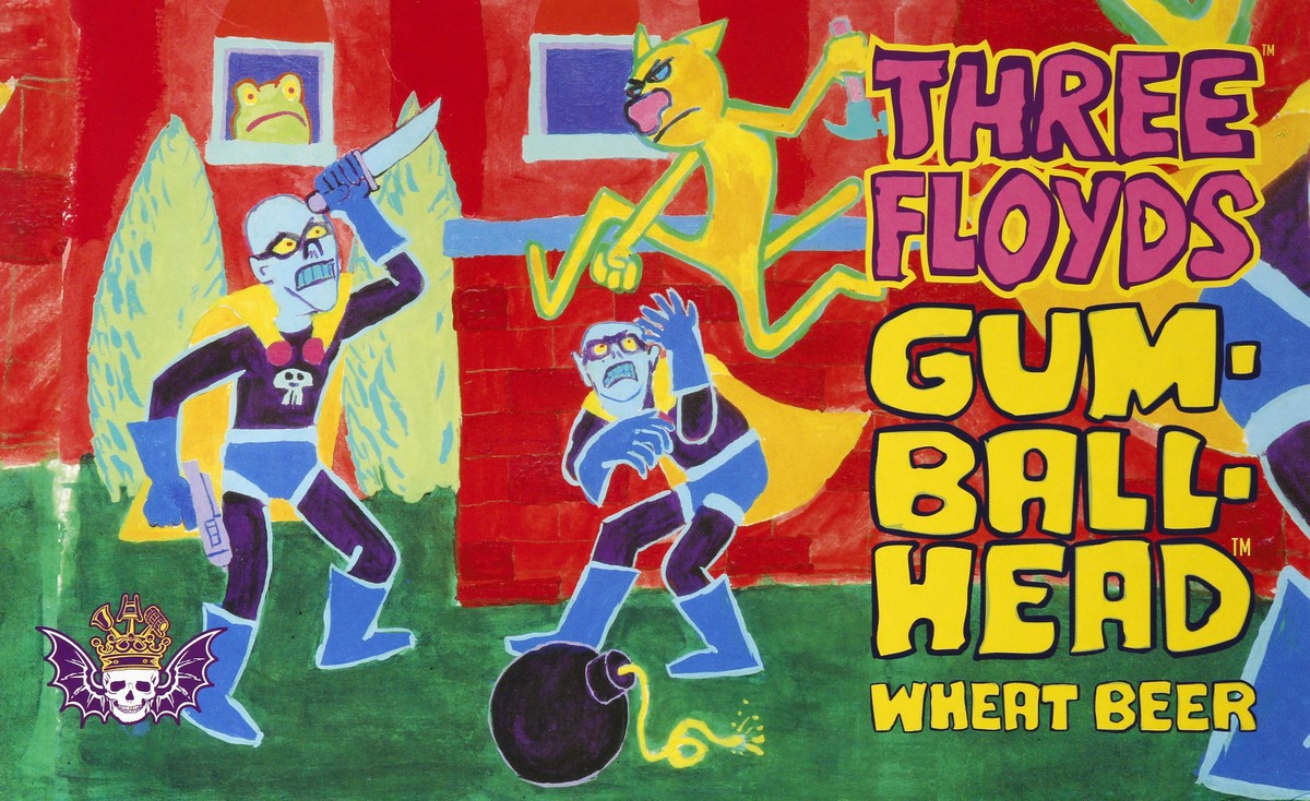 slide 2 of 9, Three Floyds Brewing Co. Gumballhead Wheat Beer 6 ea, 6 ct; 12 oz