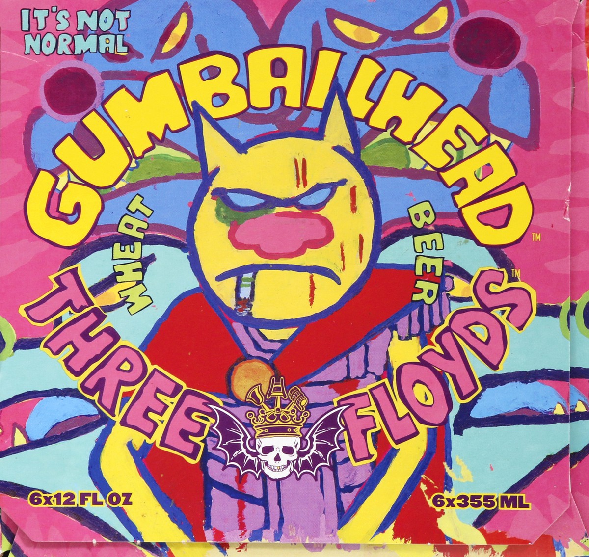 slide 4 of 9, Three Floyds Brewing Co. Gumballhead Wheat Beer 6 ea, 6 ct; 12 oz