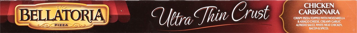slide 2 of 9, Bellatoria Ultra Thin Crust Chicken Carbonara Pizza 15.88 oz, 15.88 oz