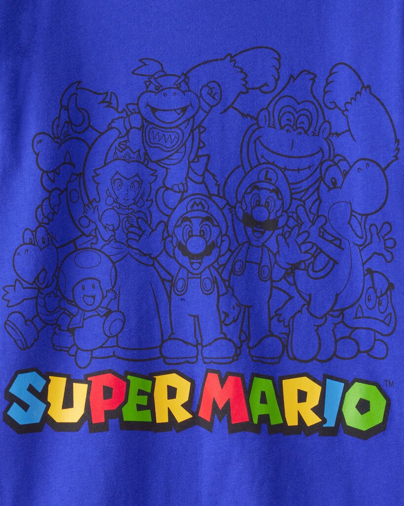 slide 2 of 4, Carter's Boys 3-Pack Nintendo Super Mario Long-Sleeve Graphic Tees Multi 12, 1 ct