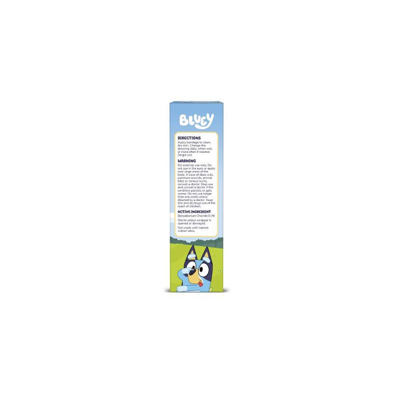 slide 3 of 4, Bluey License Adhesive Bandage - 20ct, 20 ct