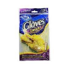 slide 1 of 1, Xtra Large Rubber Gloves, 1 ct