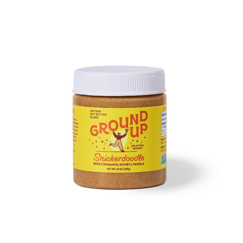 slide 1 of 6, Ground Up PDX Ground Up Snickerdoodle Almond & Cashew Nut Butter Jar - 10oz, 10 oz