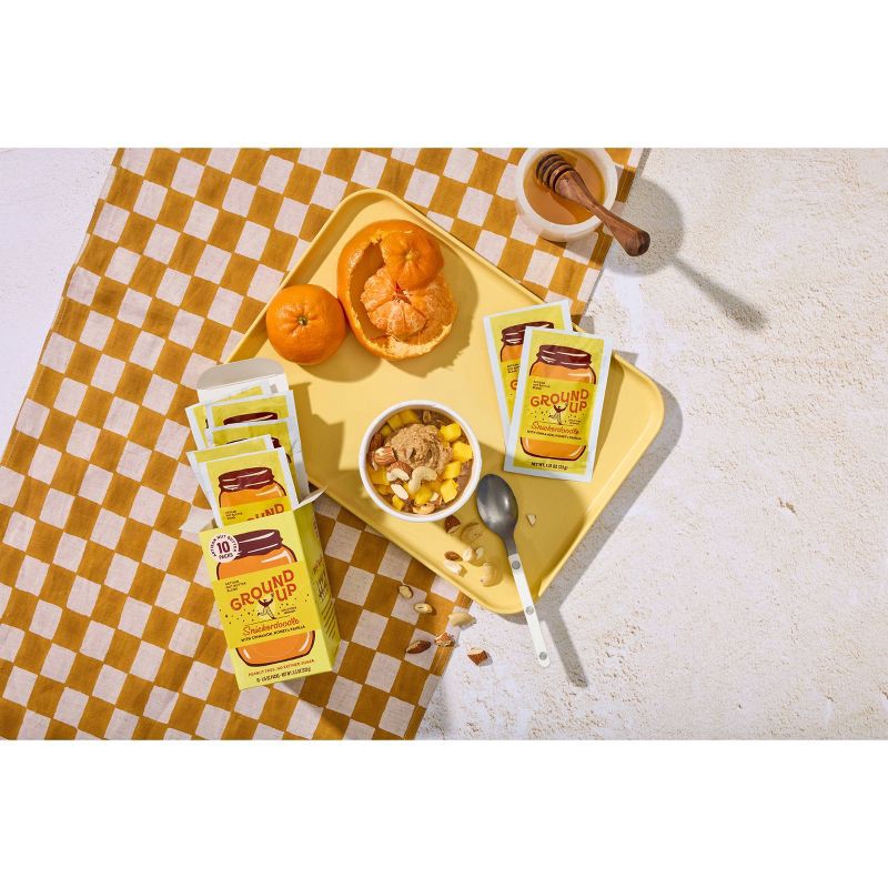 slide 3 of 6, Ground Up PDX Ground Up Snickerdoodle Almond & Cashew Nut Butter Pouch - 1.15oz, 1.15 oz