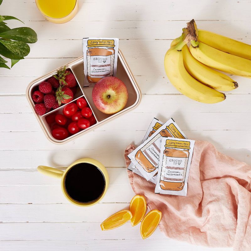 slide 5 of 6, Ground Up PDX Ground Up Snickerdoodle Almond & Cashew Nut Butter Pouch - 1.15oz, 1.15 oz