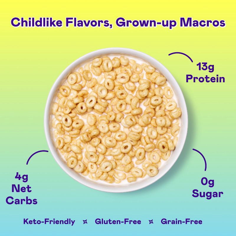 slide 3 of 6, MAGIC SPOON Honey Nut Protein Breakfast Cereal - 7oz, 7 oz