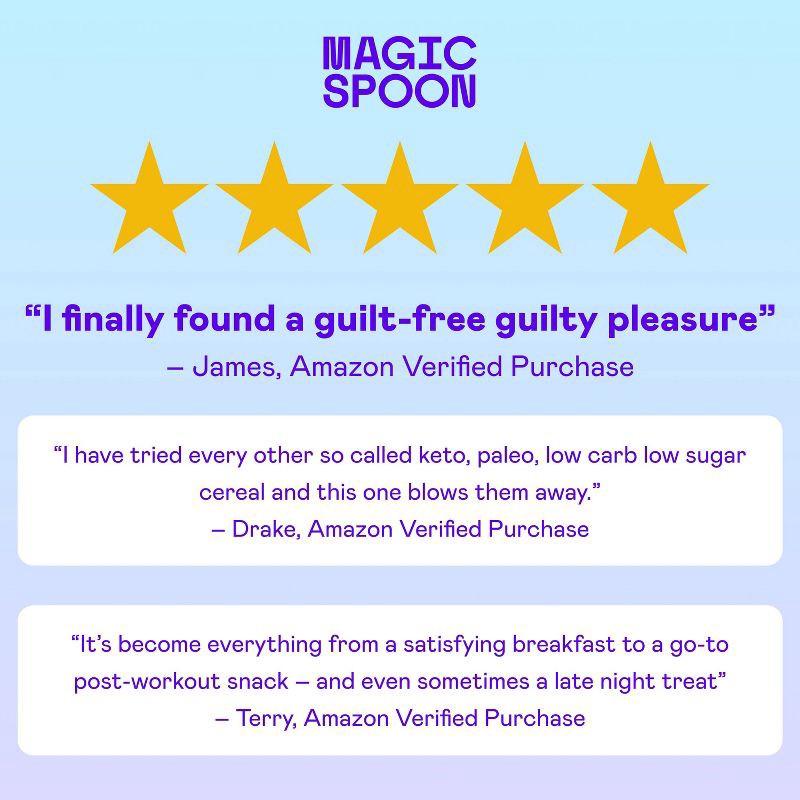 slide 6 of 6, MAGIC SPOON Honey Nut Protein Breakfast Cereal - 7oz, 7 oz