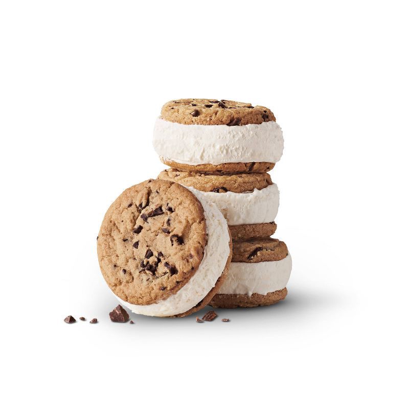 slide 3 of 3, Chocolate Chunk Ice Cream Sandwiches - 16oz/4ct - Favorite Day™, 4 ct; 16 oz