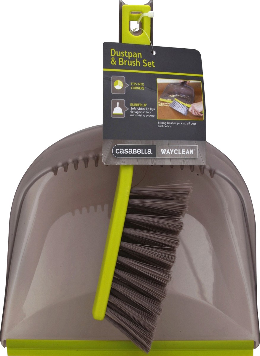 slide 2 of 2, Casabella Wayclean Dustpan and Brush Set, 1 ct