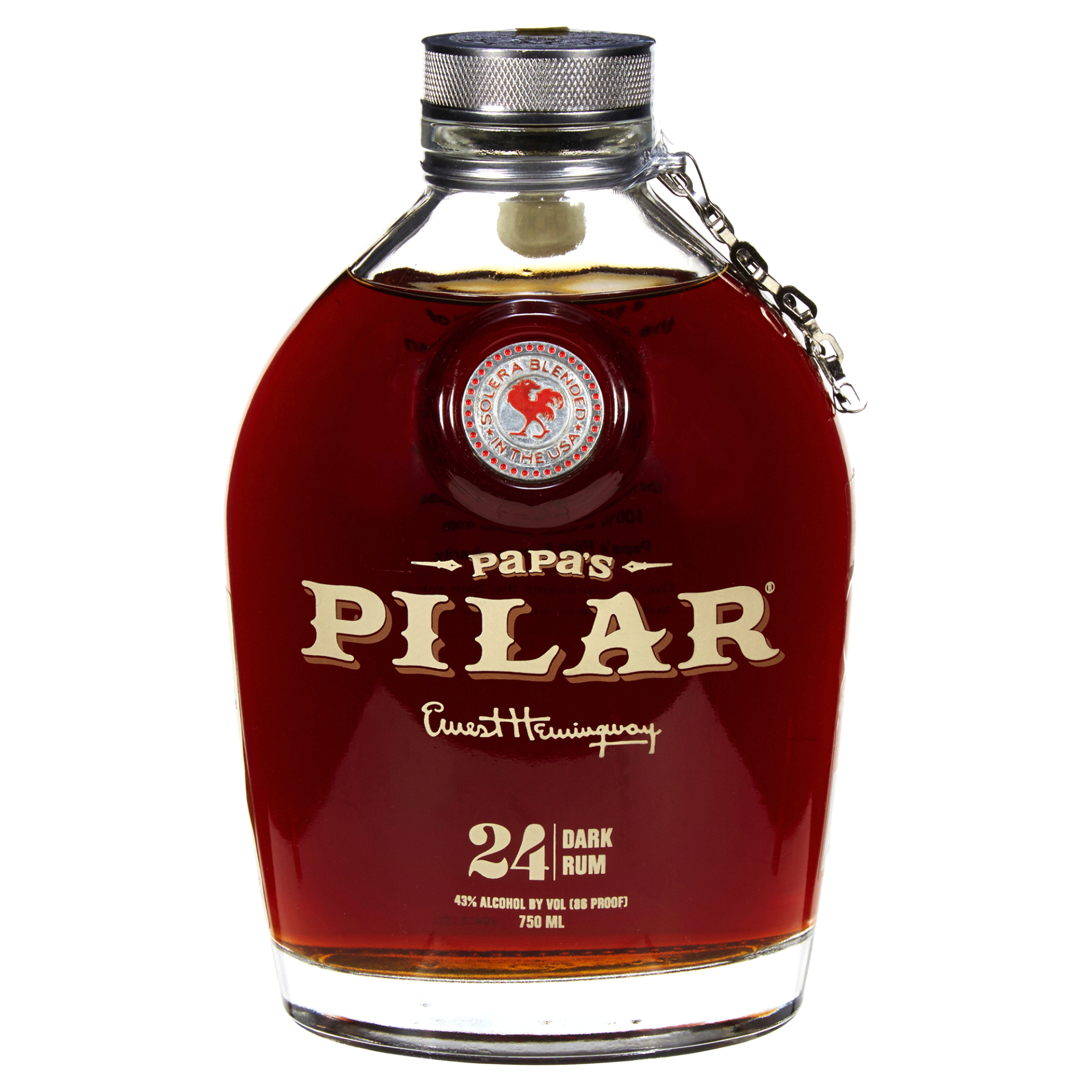 slide 1 of 2, Papa's Pilar Dark Rum Bottle, 750 ml