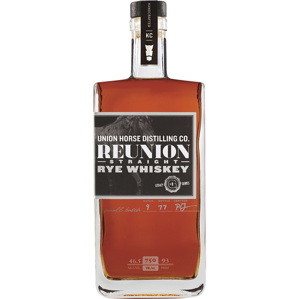 slide 1 of 1, Union Horse Distilling Co. Union Horse Reunion Straight Rye, 750 ml