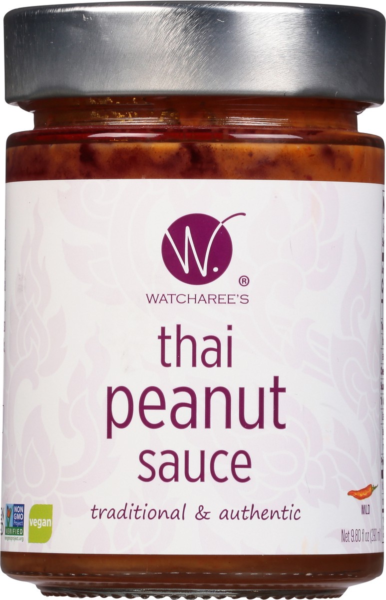slide 4 of 9, Watcharee's Mild Thai Peanut Sauce 9.8 fl oz, 9.8 fl oz