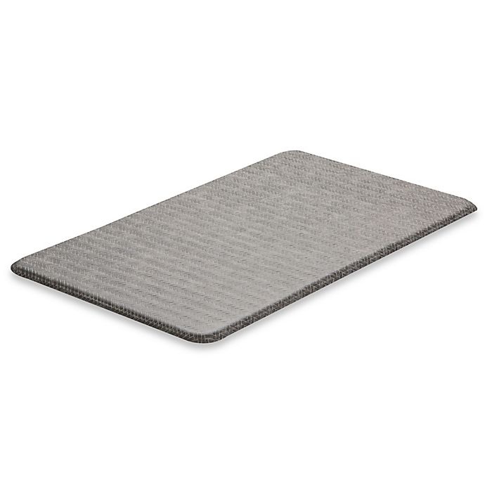 slide 2 of 5, Imprint Cumulus9 Chevron SeriesAnti-Fatigue Comfort Mat - Dove, 9 20 in, 36 in