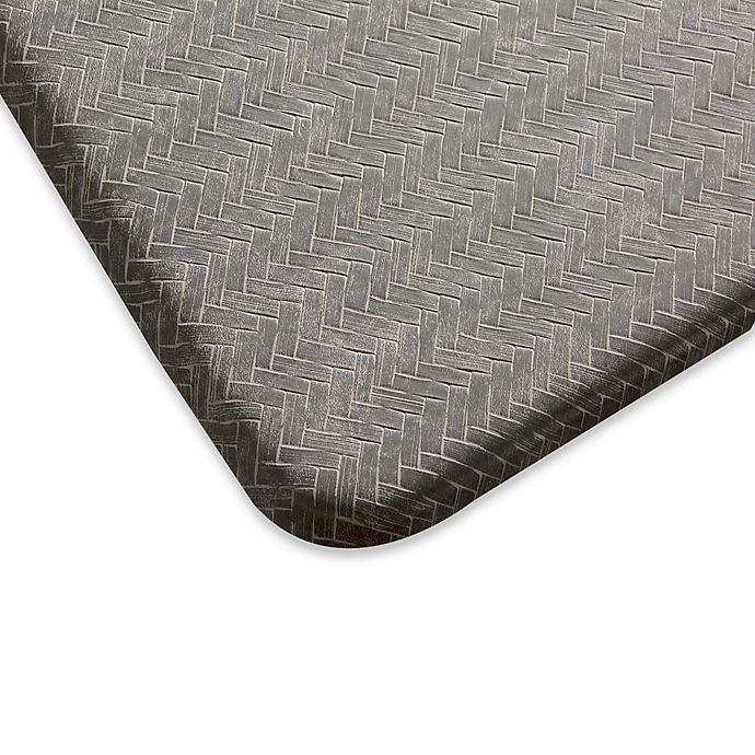 slide 3 of 5, Imprint Cumulus9 Chevron SeriesAnti-Fatigue Comfort Mat - Dove, 20 in x 36 in