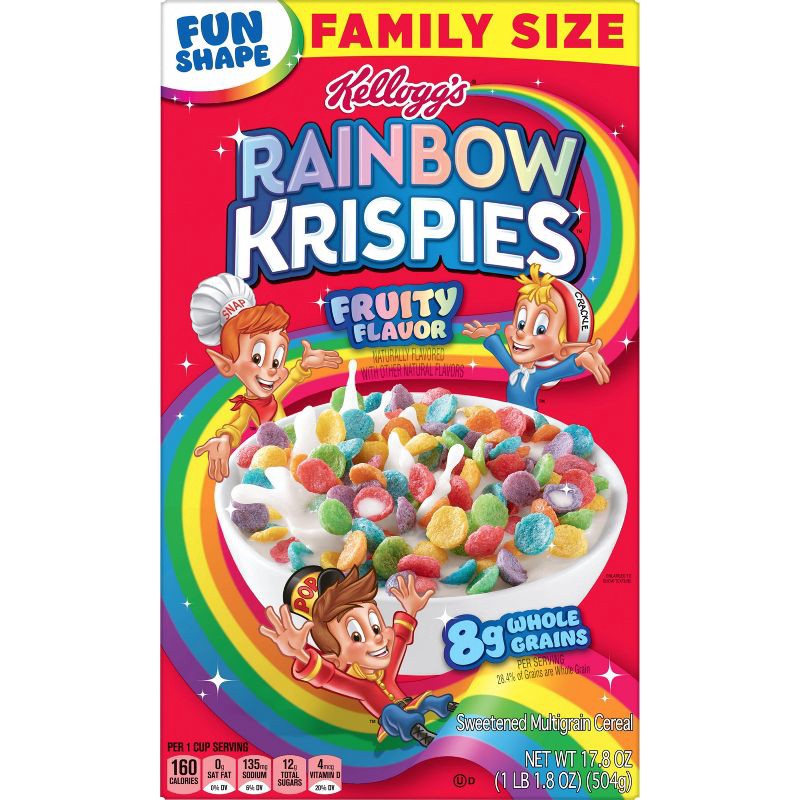 slide 4 of 11, Rice Krispies Kellogg's Rainbow Krispies - 17.8oz, 17.8 oz