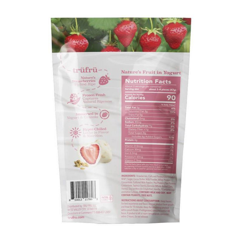 slide 2 of 4, Tru Fru Parfait Poppers Frozen Strawberries in Yogurt & Granola - 5oz, 5 oz
