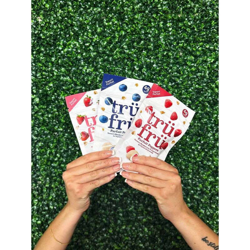 slide 4 of 4, Tru Fru Parfait Poppers Frozen Raspberries in Yogurt & Granola - 5oz, 5 oz