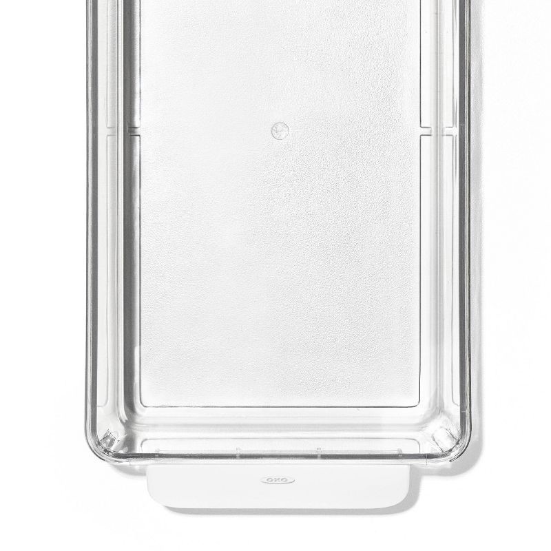 slide 5 of 6, OXO Plastic Mini Fridge Bin White, 1 ct