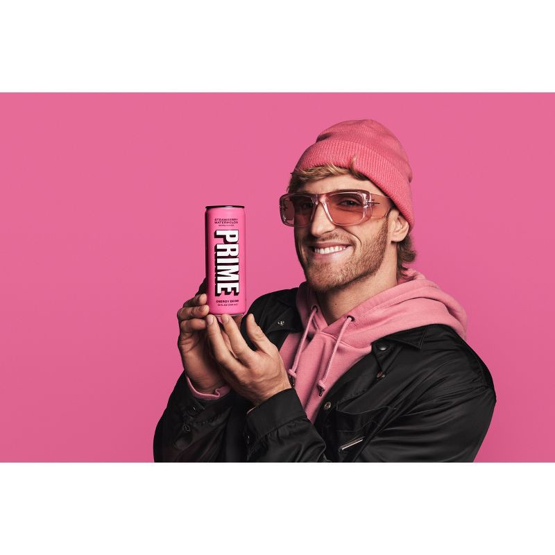 slide 3 of 5, Prime Hydration Prime Strawberry Watermelon Energy Drink - 12 fl oz Can, 12 fl oz