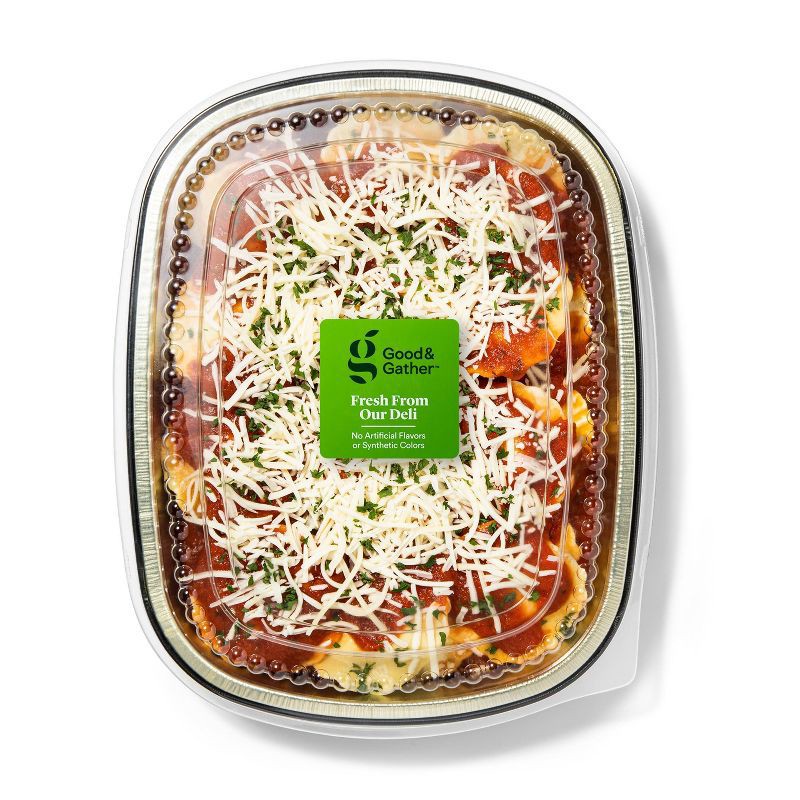 slide 1 of 3, Spinach & Cheese Ravioli Lasagna - 43oz - Good & Gather™, 43 oz