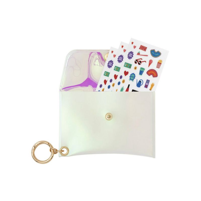 slide 7 of 7, Post-it Mini Pencil Pouch Set with Stickers, 1 ct