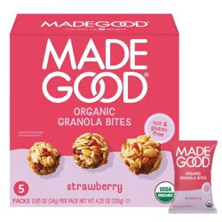 MadeGood Strawberry Granola Minis - 5ct/4.25oz
