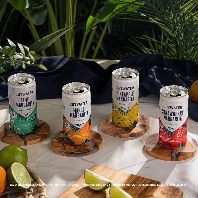 slide 9 of 17, Cutwater Spirits Cutwater Margarita Variety Pack - 12pk/200ml Cans, 12 ct, 200 ml