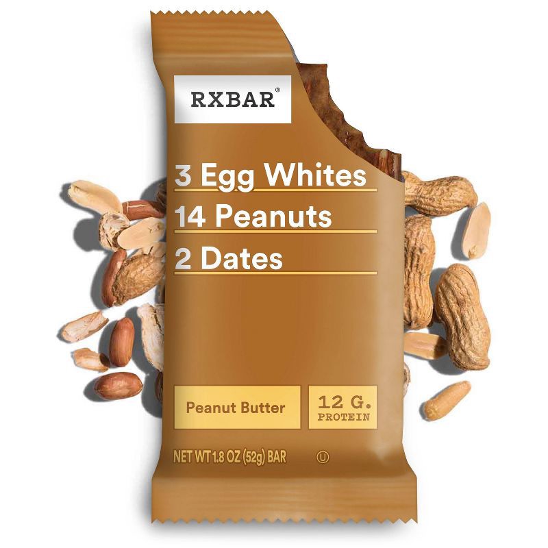 slide 6 of 11, RXBAR Peanut Butter Protein Bars - 5ct/9.1oz, 5 ct, 9.1 oz