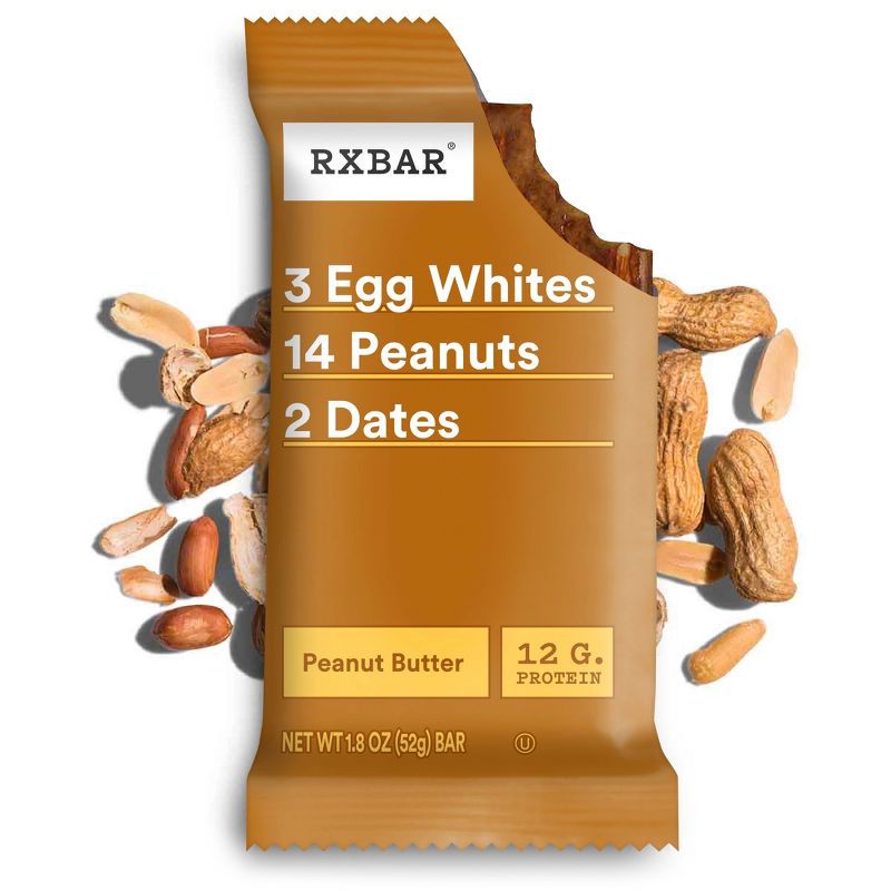 slide 7 of 12, RXBAR Peanut Butter Protein Bars - 5ct/9.1oz, 5 ct, 9.1 oz