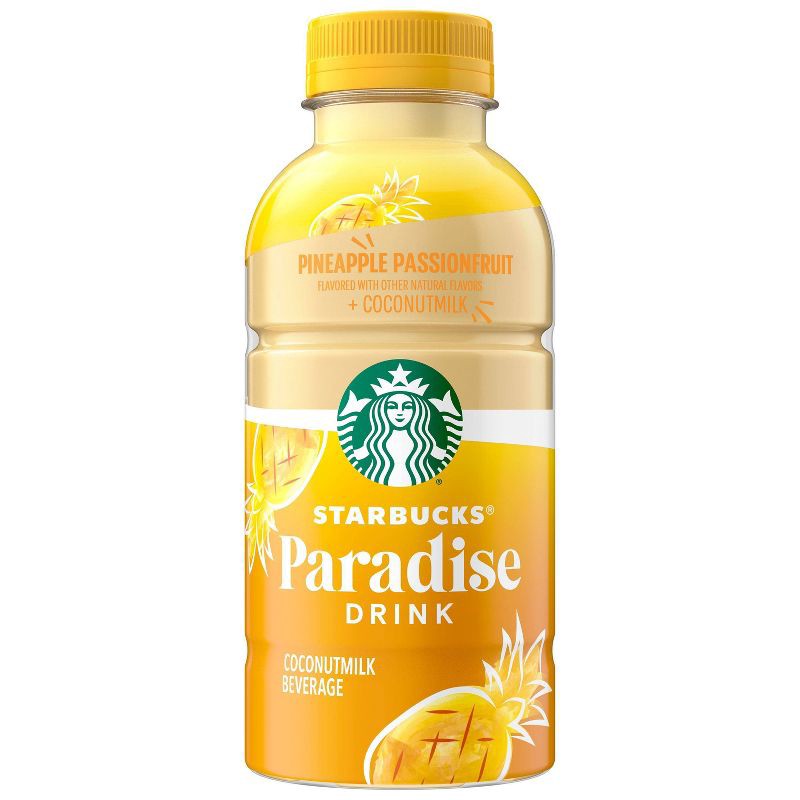 slide 1 of 3, Starbucks RTD Starbucks Paradise Drink Pineapple Passionfruit + Coconut Milk - 14 fl oz Bottle, 14 fl oz