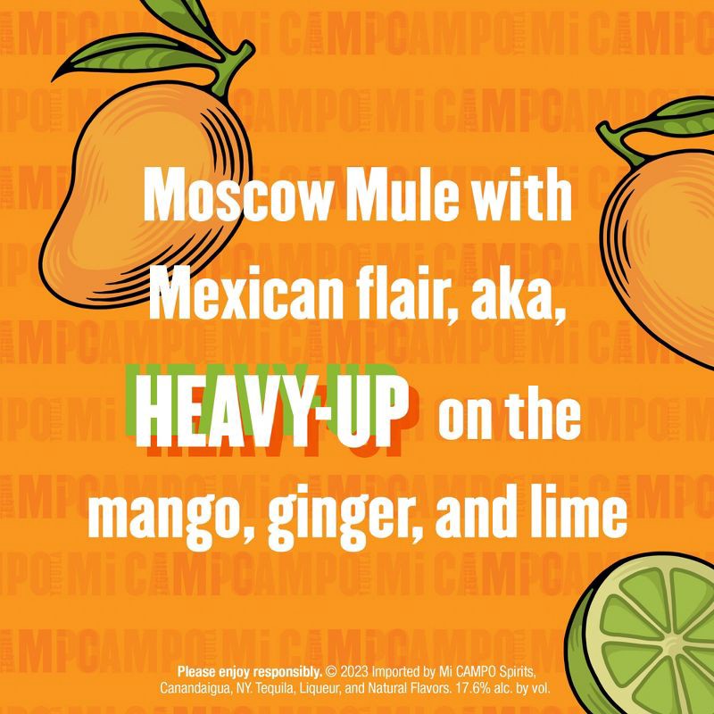 slide 8 of 12, Mi Campo Cocktails Mango Mule - 375ml Bottle, 375 ml