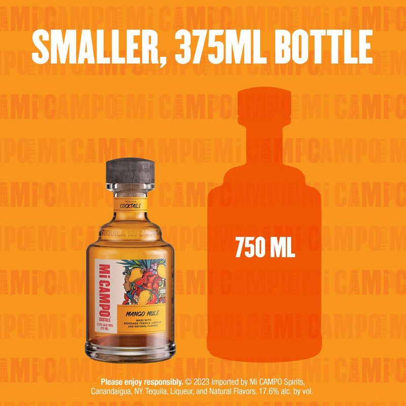 slide 7 of 12, Mi Campo Cocktails Mi Campo Reposado Tequila Mango Mule Premixed Cocktail - 375ml Bottle, 375 ml