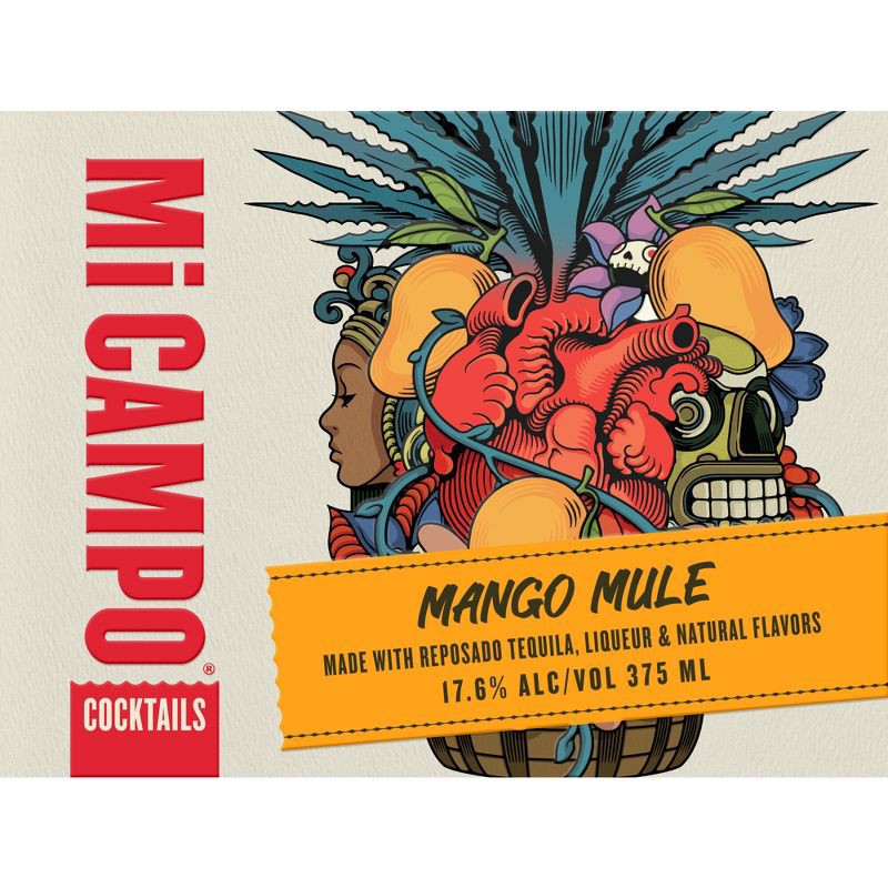 slide 4 of 12, Mi Campo Cocktails Mango Mule - 375ml Bottle, 375 ml