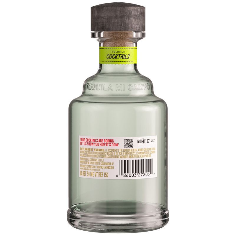 slide 2 of 12, Mi Campo Cocktails Mi Campo Blanco Tequila Spicy Jalapeno Margarita Premixed Cocktail - 375ml Bottle, 375 ml