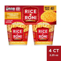 Rice-A-Roni Creamy Four Cheese Cups - 4pk / 9oz