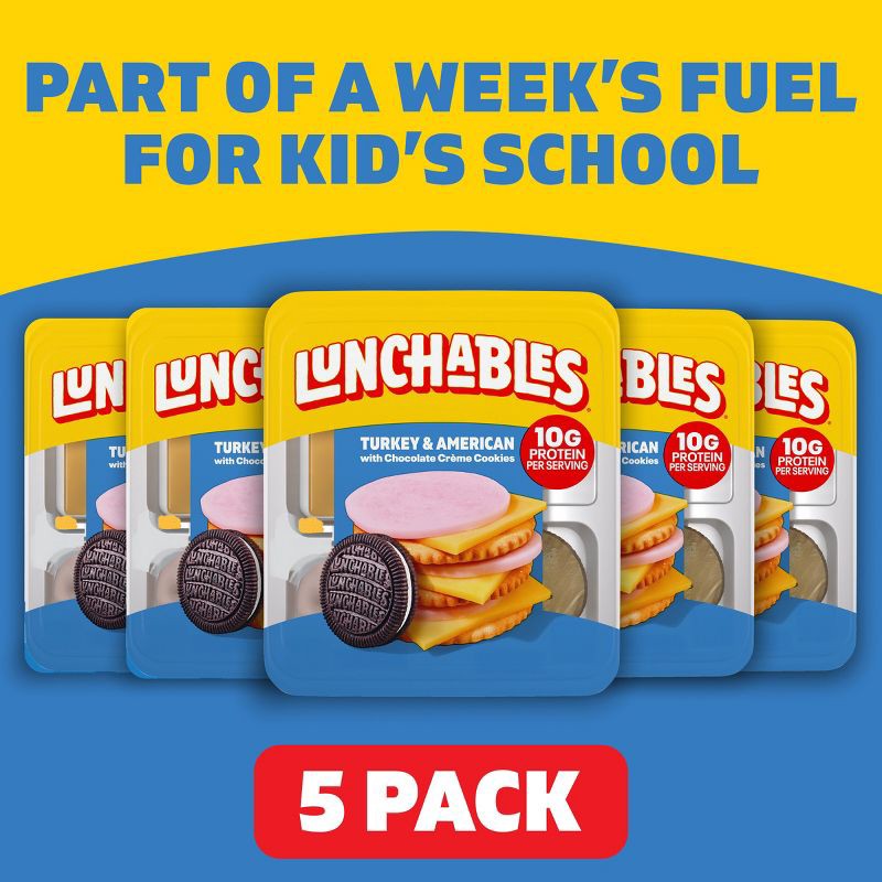 slide 7 of 11, Oscar Mayer Turkey Lunchables 5pk - 16oz, 5 ct; 16 oz