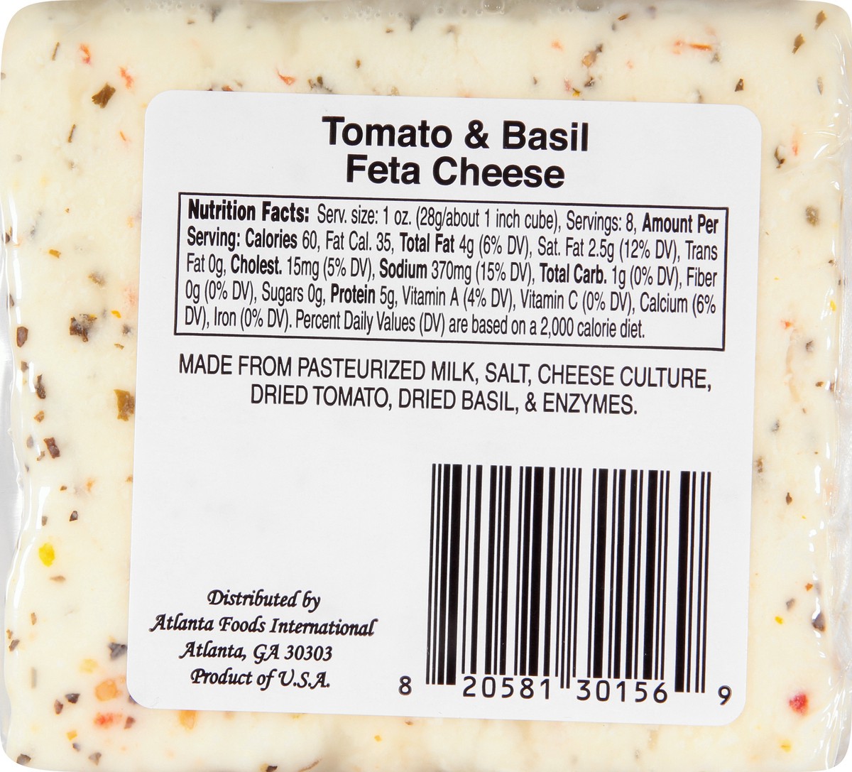 slide 10 of 11, Kryssos Tomato Basil Feta Chunk Cheese, 8 oz