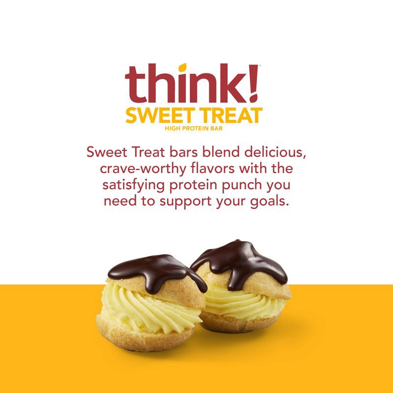 slide 5 of 9, think! THINK Boston Creme Pie Sweet Treat - 5ct/10.5oz, 5 ct, 10.5 oz