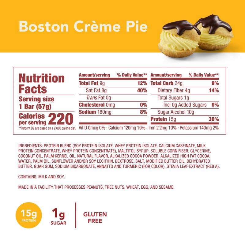 slide 7 of 9, think! THINK Boston Creme Pie Sweet Treat - 5ct/10.5oz, 5 ct, 10.5 oz