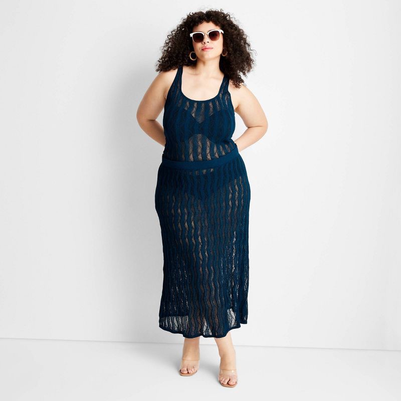 slide 3 of 3, Women's Plastic Metal Combo Square Solid Sunglasses - Wild Fable™ White: Adjustable Nose Pads, UV Protection, 1 ct