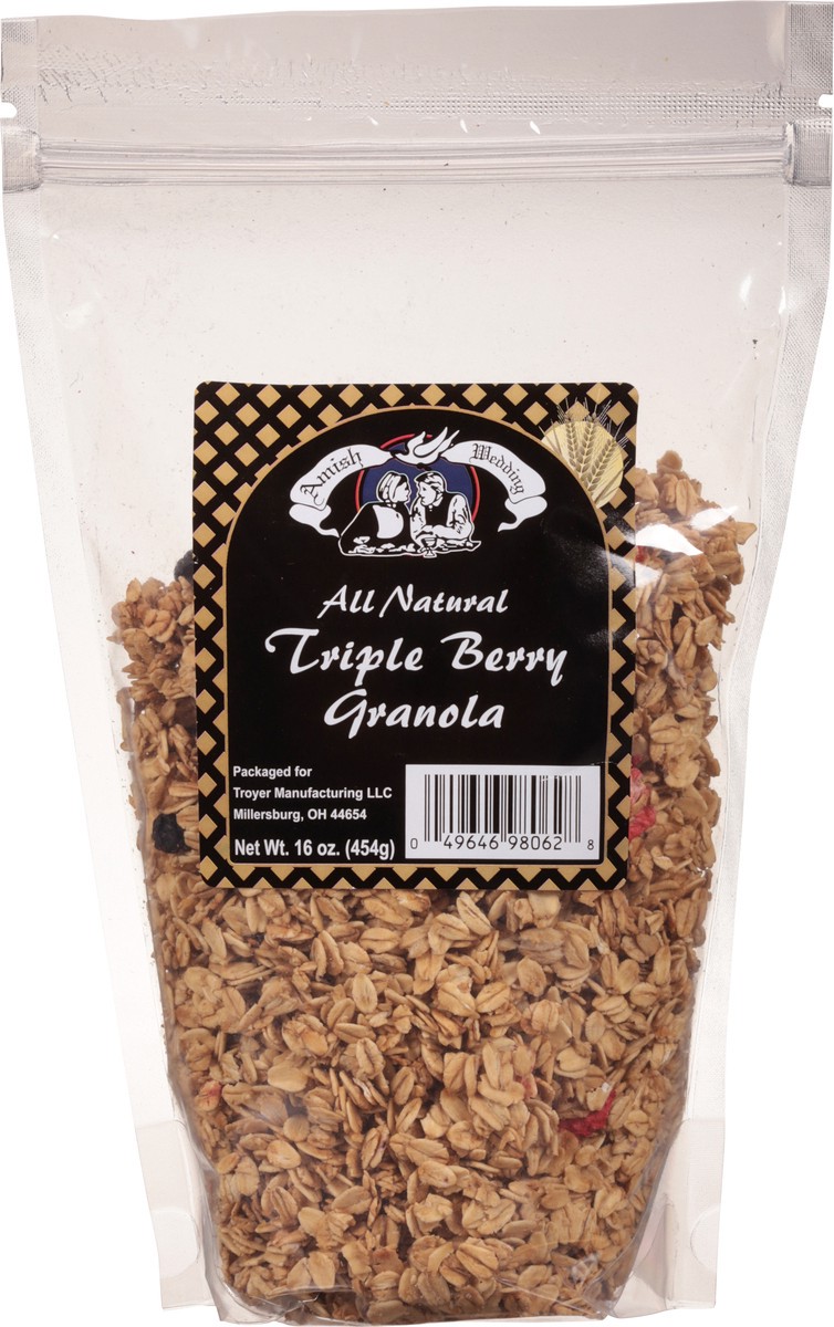 slide 3 of 14, Amish Wedding Triple Berry Granola 16 oz, 16 oz