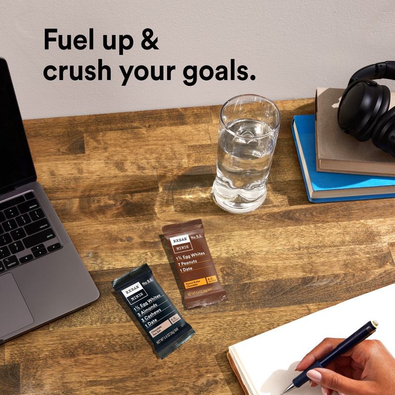 slide 5 of 9, RXBAR Minis Chocolate Sea Salt & Peanut Butter Chocolate Protein Bars - 7.36oz/8ct, 7.36 oz, 8 ct