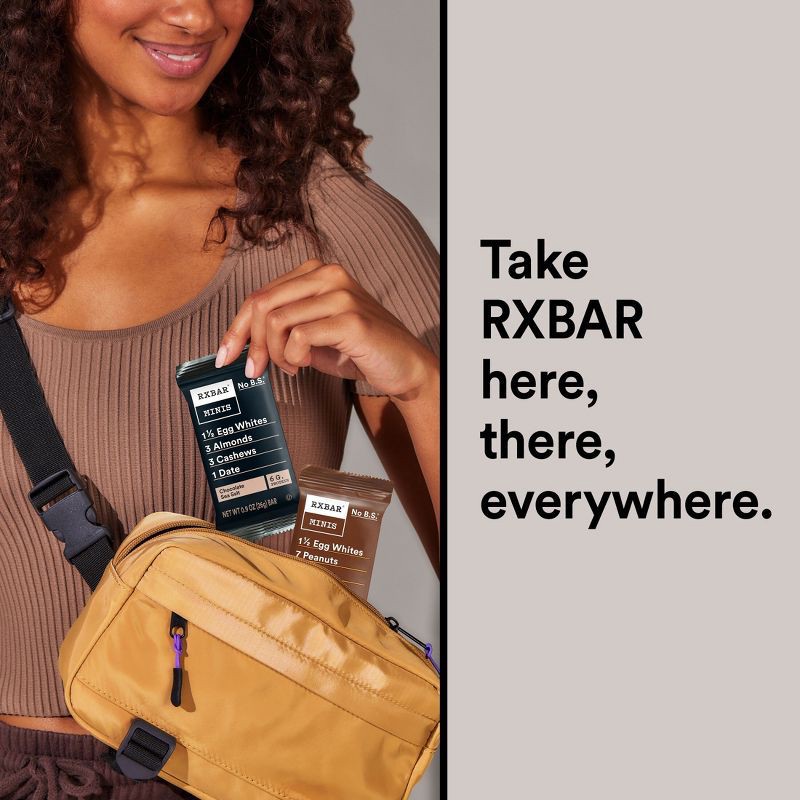 slide 6 of 9, RXBAR Minis Chocolate Sea Salt & Peanut Butter Chocolate Protein Bars - 7.36oz/8ct, 7.36 oz, 8 ct