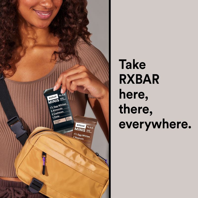 slide 6 of 9, RXBAR Minis Chocolate Sea Salt & Peanut Butter Chocolate Protein Bars - 7.36oz/8ct, 7.36 oz, 8 ct