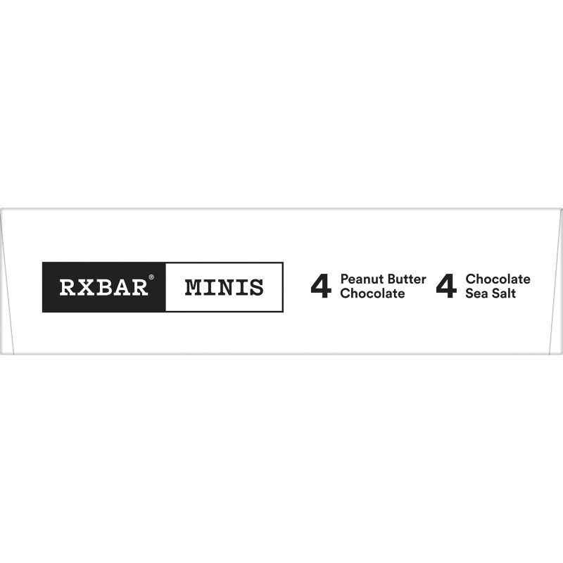 slide 8 of 9, RXBAR Minis Chocolate Sea Salt & Peanut Butter Chocolate Protein Bars - 8ct, 8 ct