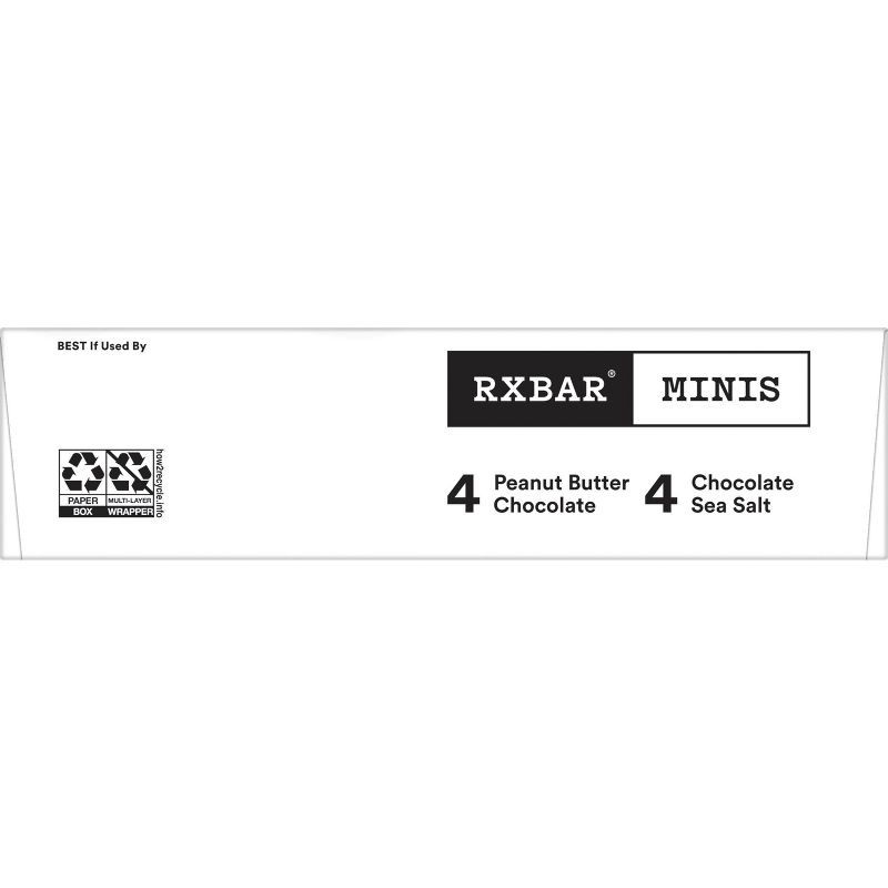 slide 9 of 9, RXBAR Minis Chocolate Sea Salt & Peanut Butter Chocolate Protein Bars - 7.36oz/8ct, 7.36 oz, 8 ct