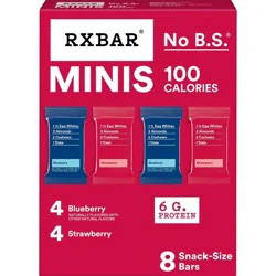RXBAR Mini Blueberry & Strawberry Protein Bars - 7.36oz/8ct