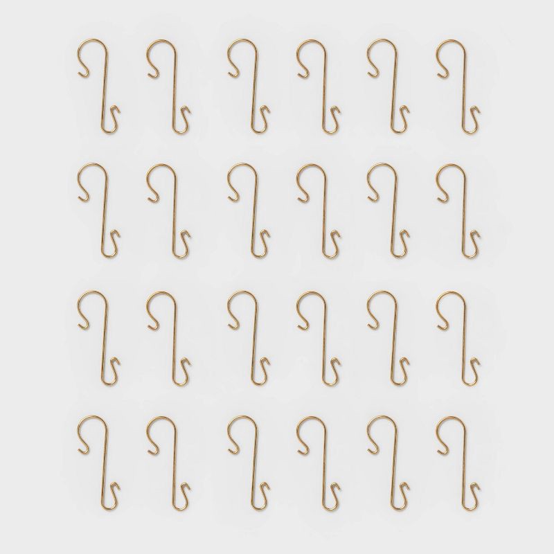 slide 1 of 3, 24ct Shatter-Resistant Round Christmas Tree Ornament Set Candy White/Champagne - Wondershop™: Durable, Indoor Use, 24 ct